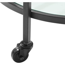 sovereign black bar cart   
