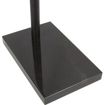 spade black floor lamp   