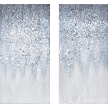 Sparkle 2-Piece Wall Art - Blue