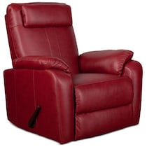 sparta red rocker recliner   