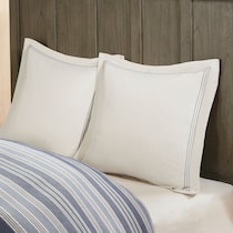 spencer blue queen bedding set   