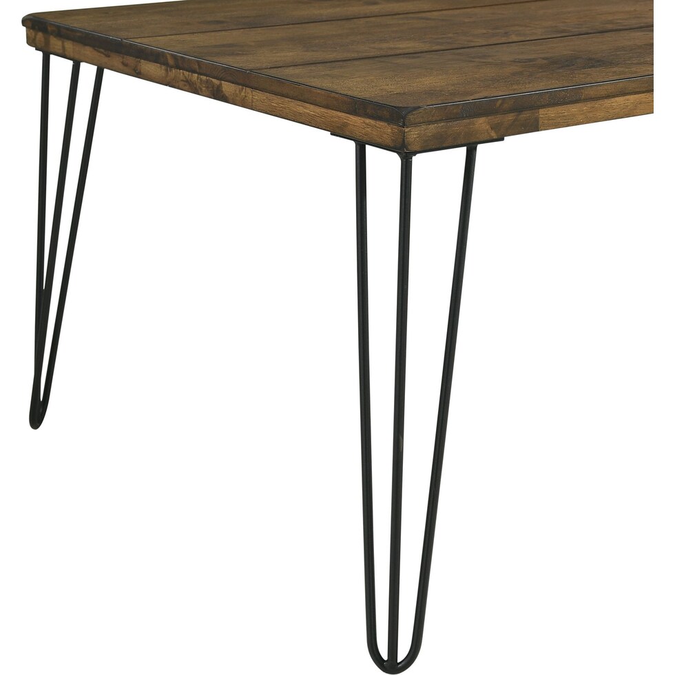 spice dark brown coffee table   
