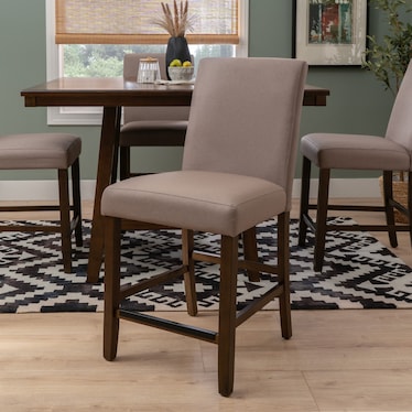 Spiva Counter Stool Brown Set of 2