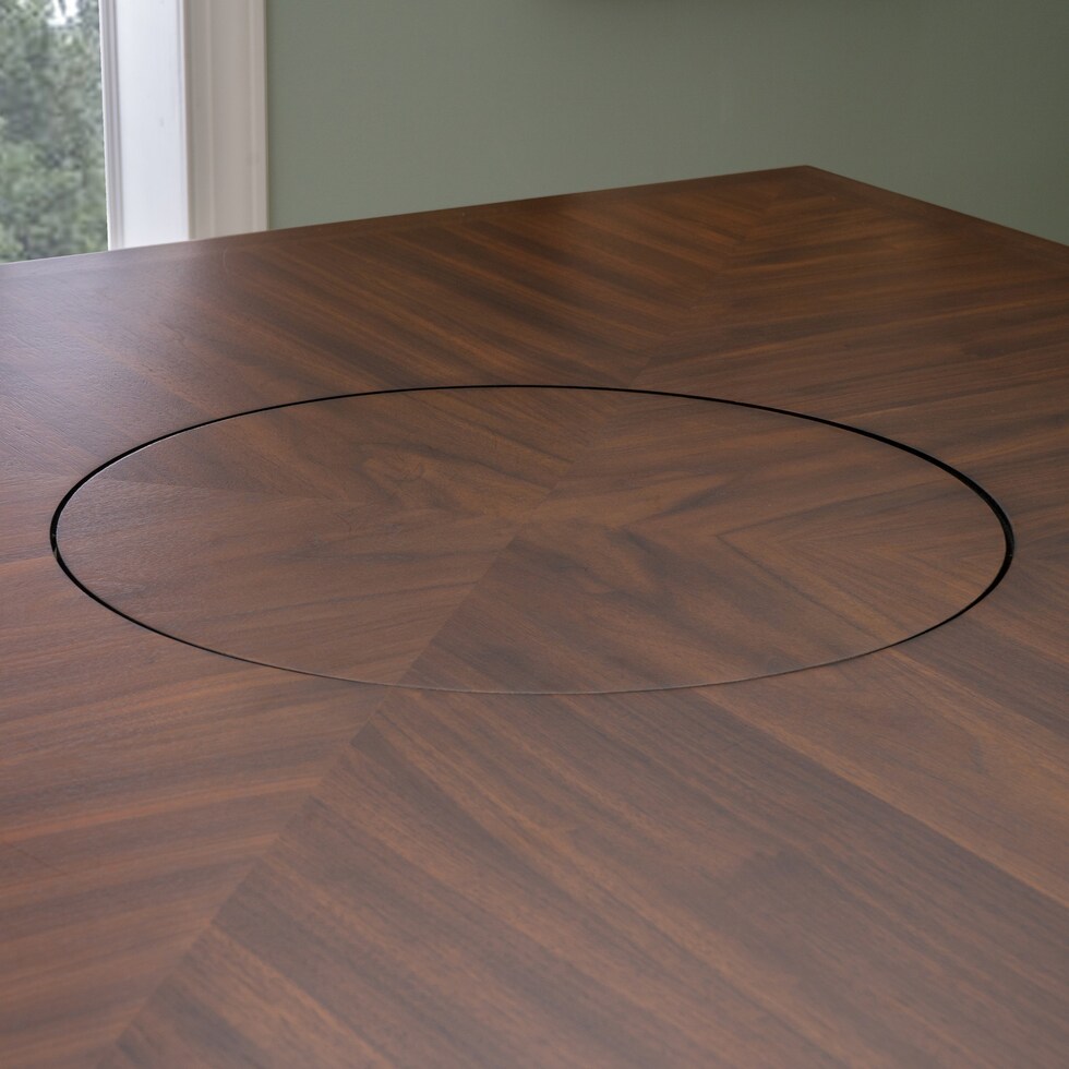 spiva dark brown counter height table   