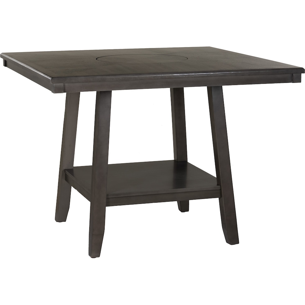 spiva gray counter height table   