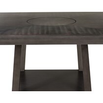 spiva gray counter height table   