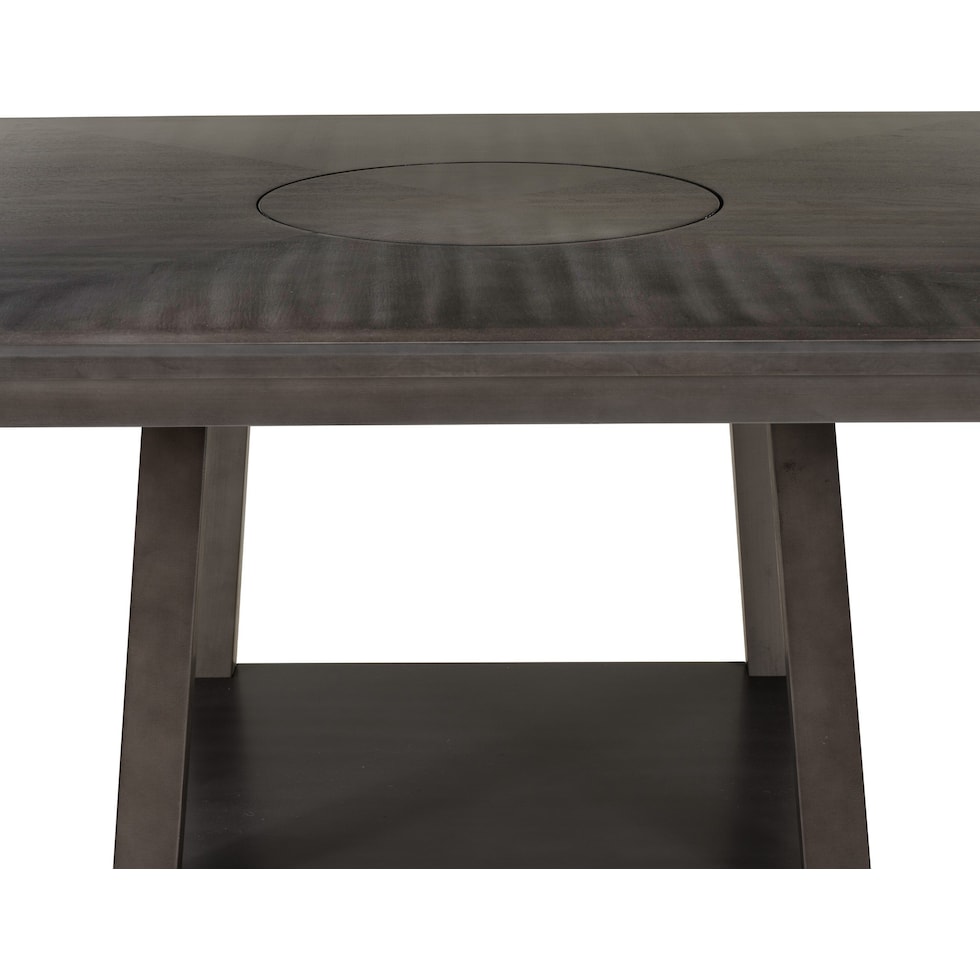 spiva gray counter height table   