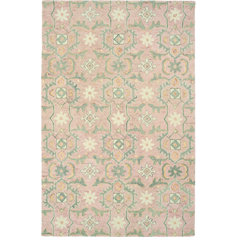 splendor pink area rug  x    