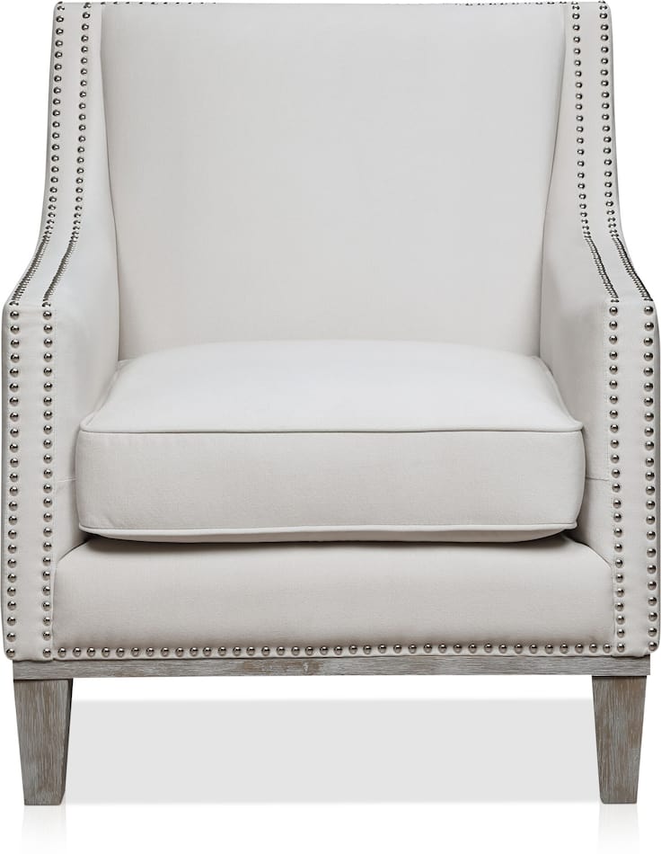 Spokane Accent Chair Cream Value City Furniture