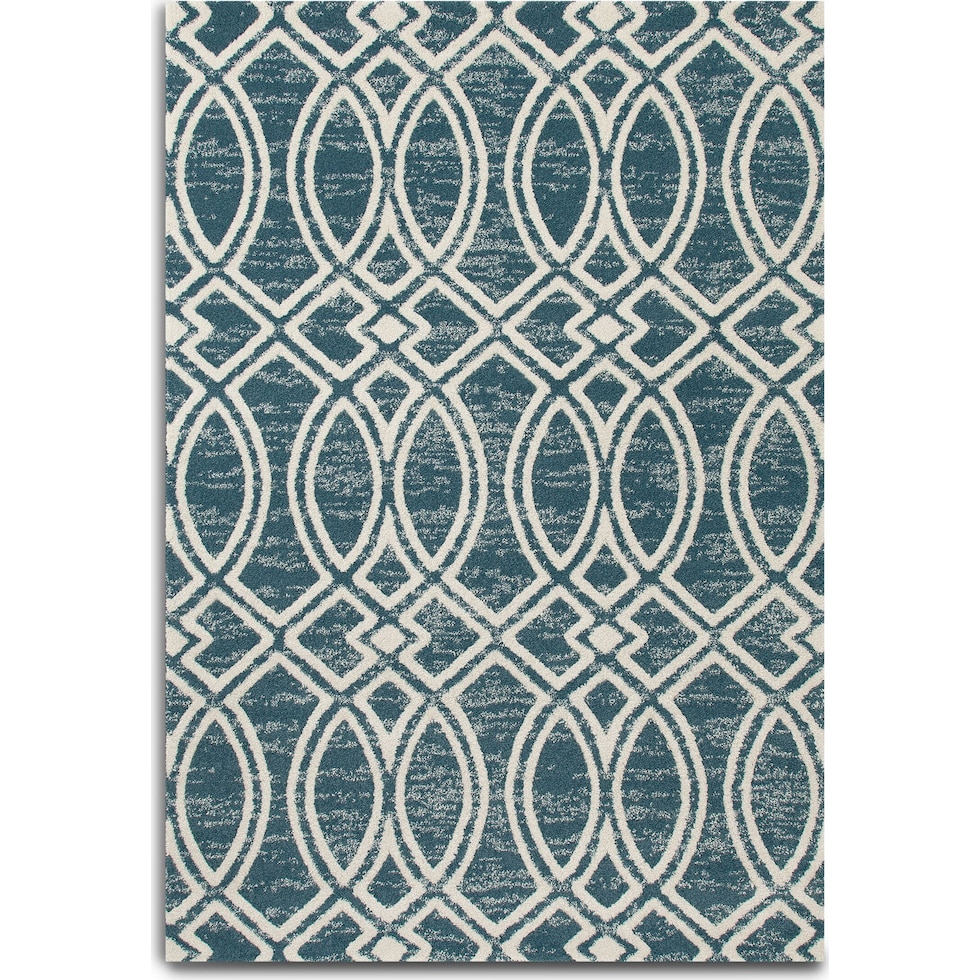 squiggle blue area rug  x    
