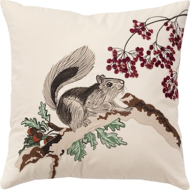 Squirrel 20" x 20" Pillow