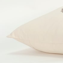 squirrel neutral accent pillow   