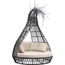 st augustine brown beige outdoor daybed   