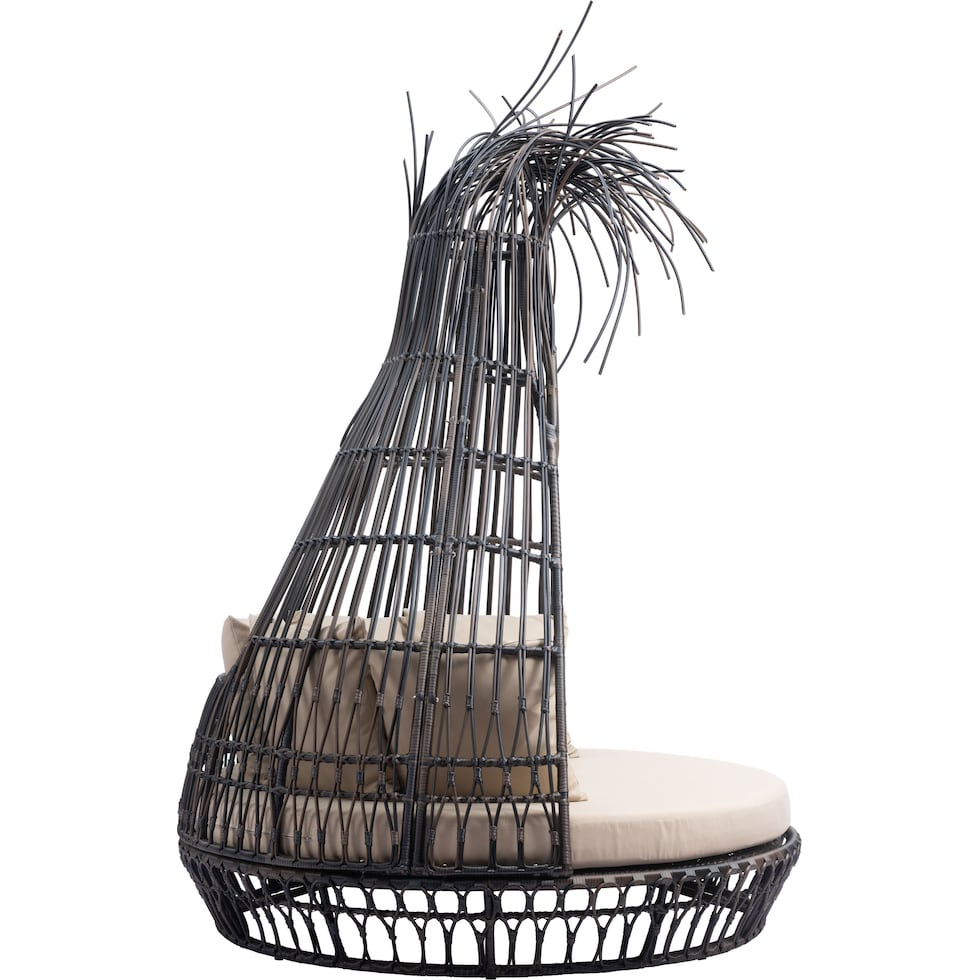 st augustine brown beige outdoor daybed   
