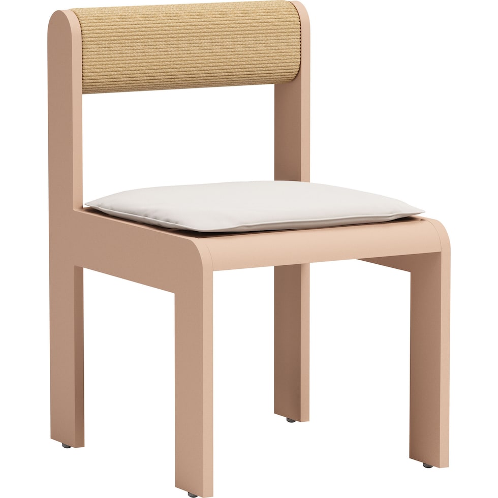 st simmons white outdoor dining chair   