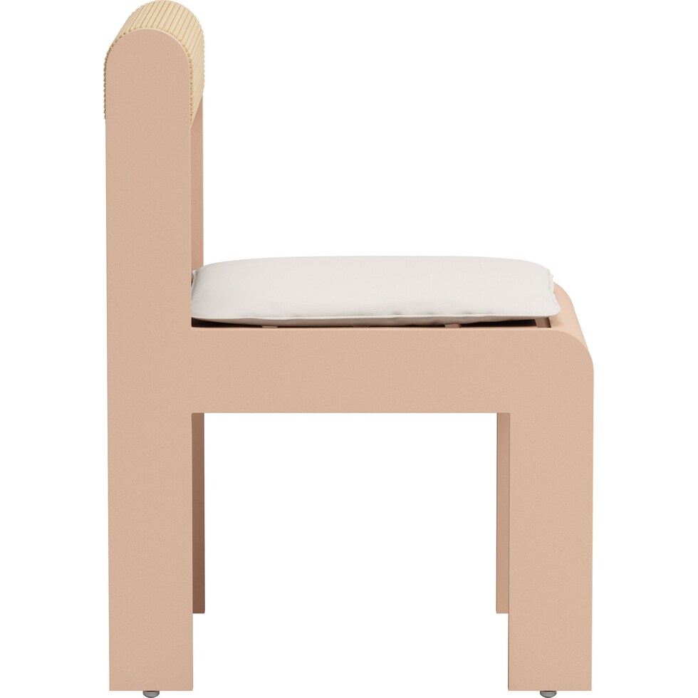 st simmons white outdoor dining chair   