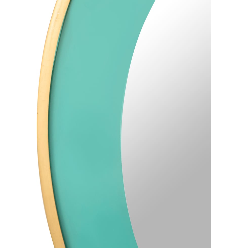 stacy turquoise wall mirror   