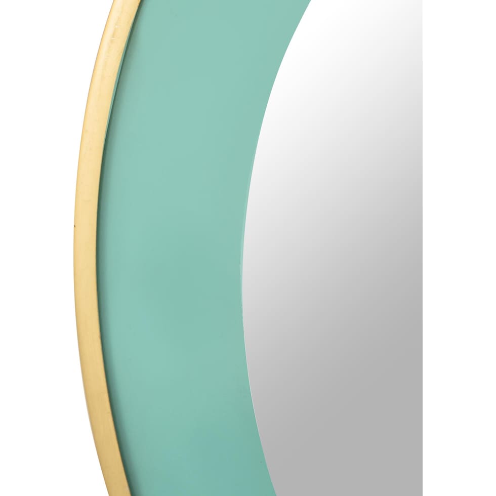 stacy turquoise wall mirror   