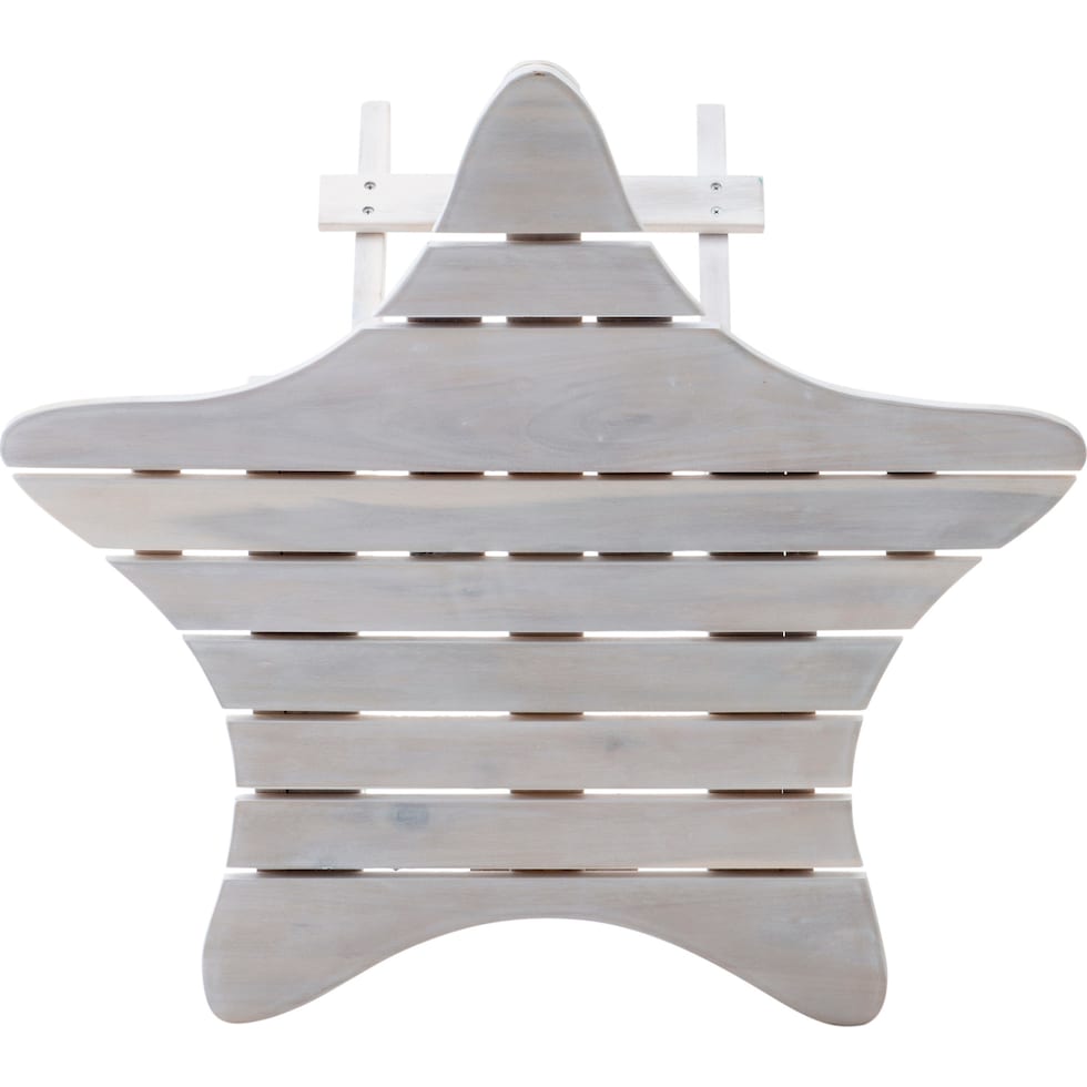starly white end table   