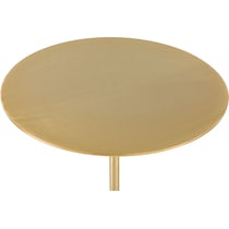 stead gold white side table   