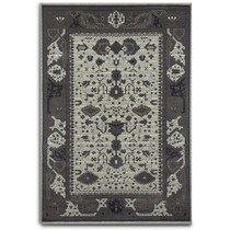 steady gray area rug  x    