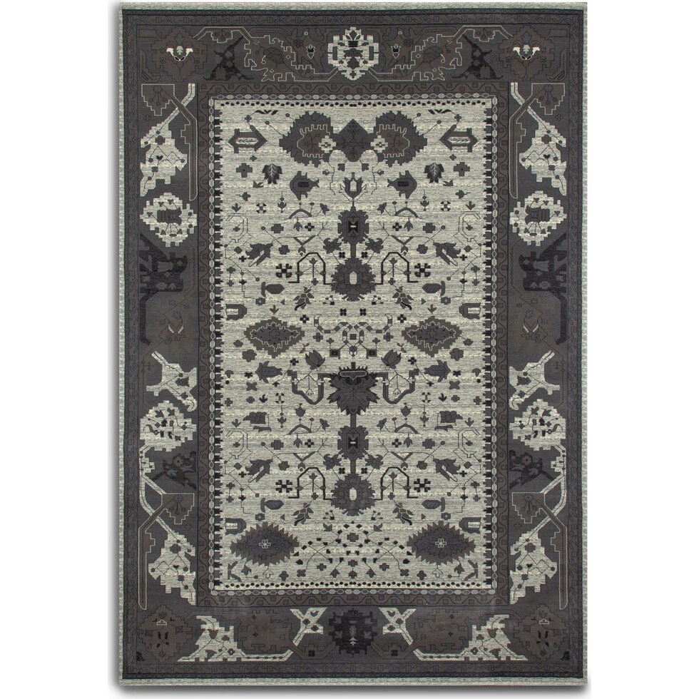 steady gray area rug  x    
