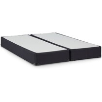 stearns & foster box spring black king split box spring   