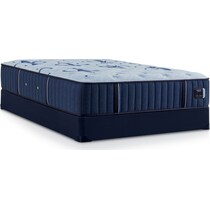 stearns & foster estate blue full mattress foundation set   