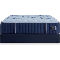 stearns & foster estate blue full mattress foundation set   
