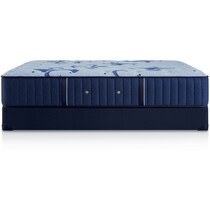 stearns & foster estate blue full mattress foundation set   