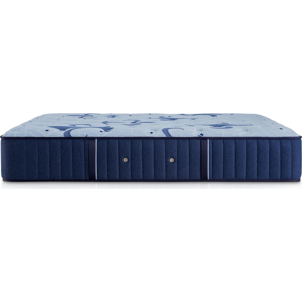 stearns & foster estate blue king mattress   