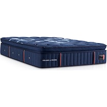 stearns & foster lux estate blue split california king mattress   