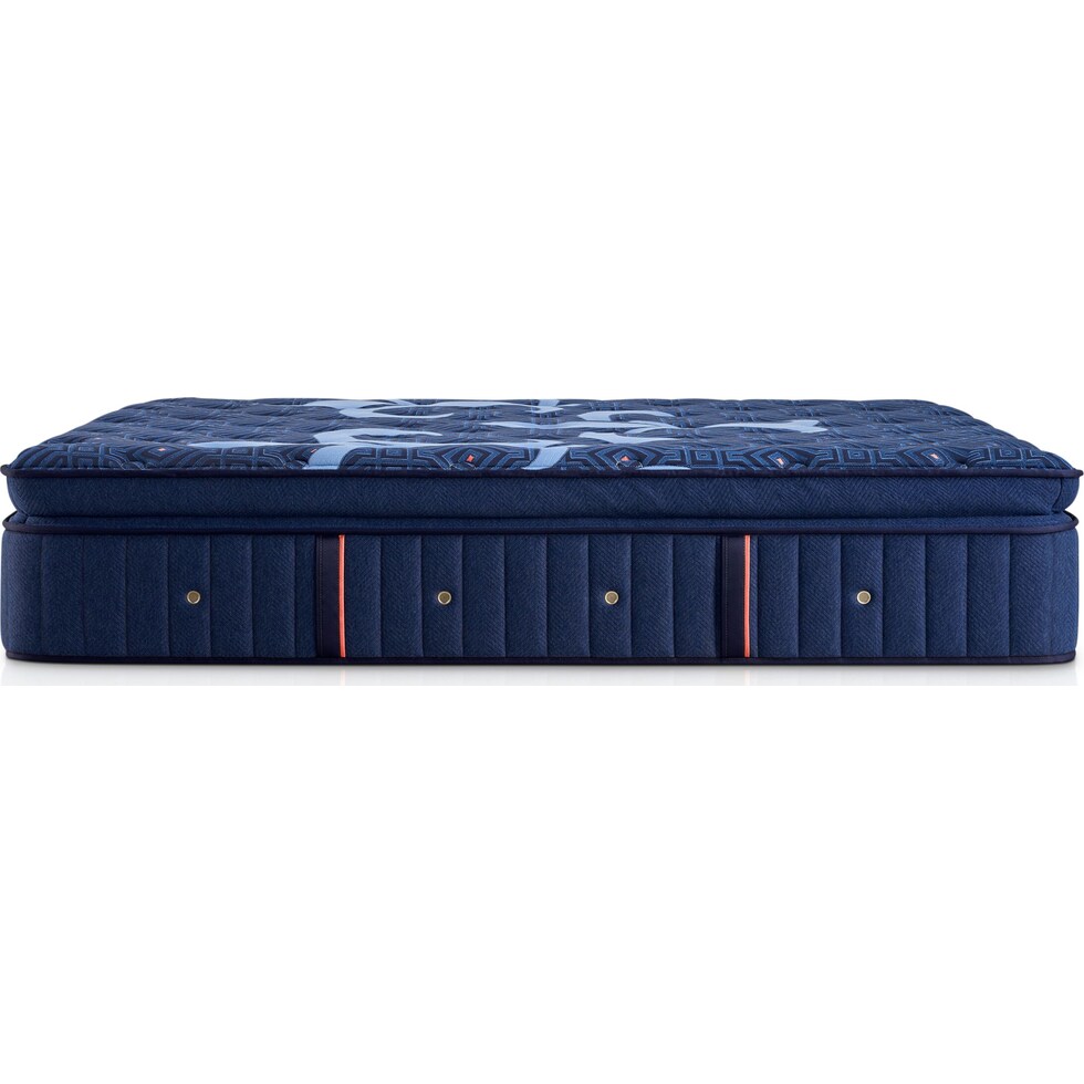 stearns & foster lux estate blue split california king mattress   