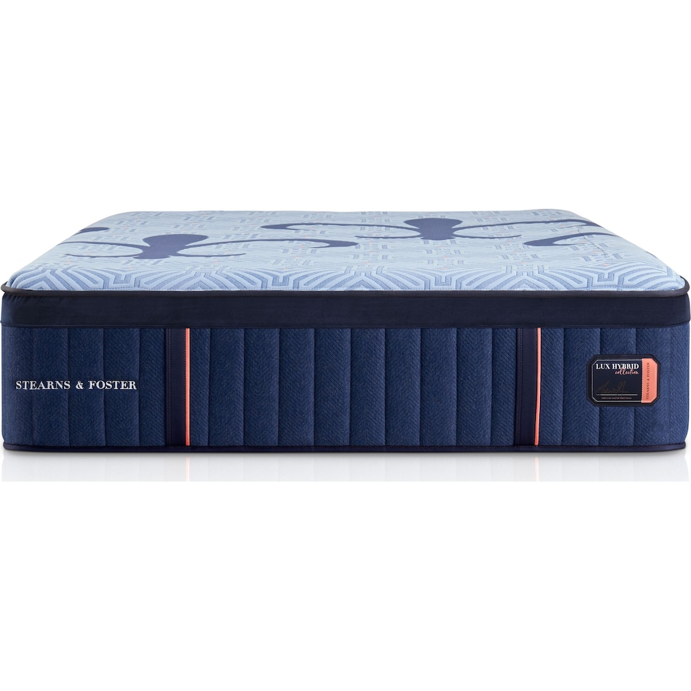 stearns & foster lux hybrid blue queen mattress   