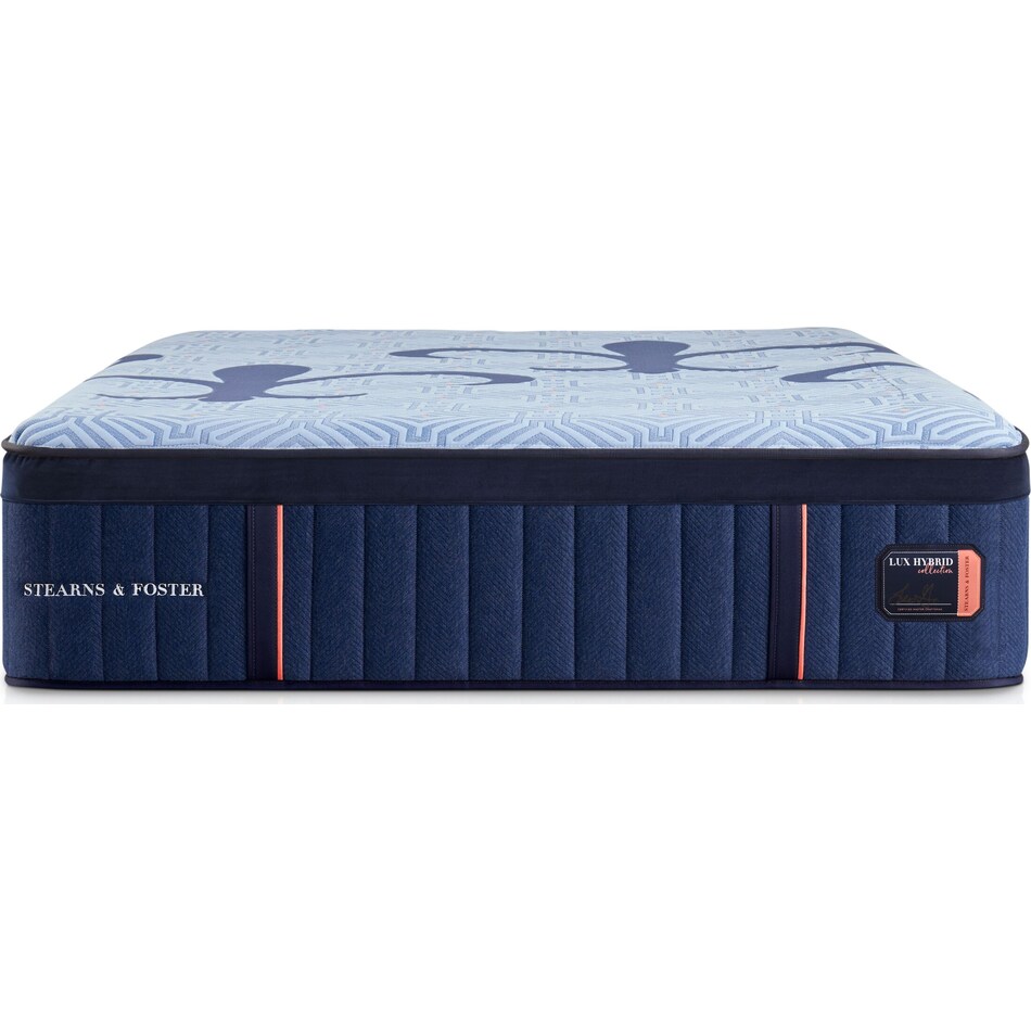 stearns & foster lux hybrid blue queen mattress   