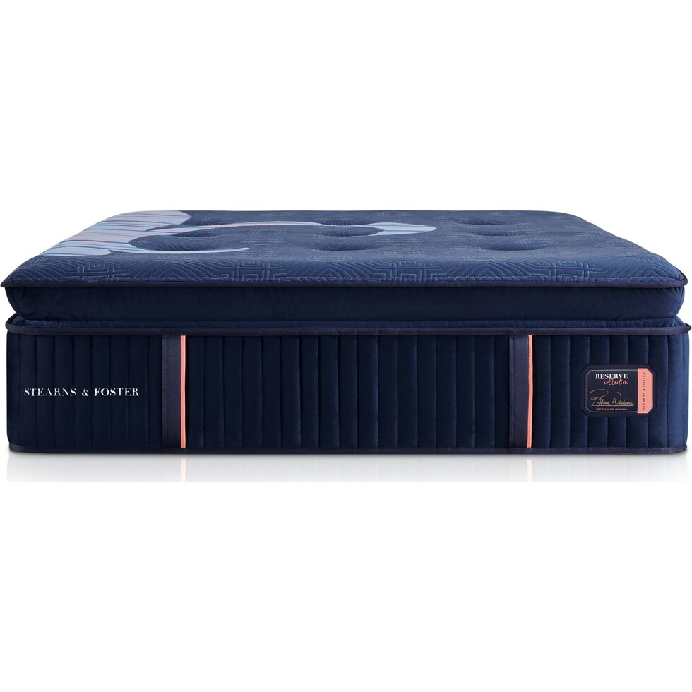 stearns & foster reserve blue california king mattress   