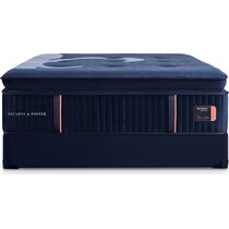 stearns & foster reserve blue california king mattress foundation set   