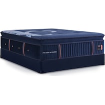 stearns & foster reserve blue california king mattress split foundation set   