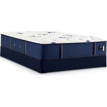 stearns & foster studio blue california king mattress foundation set   