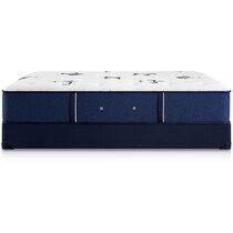 stearns & foster studio blue california king mattress foundation set   
