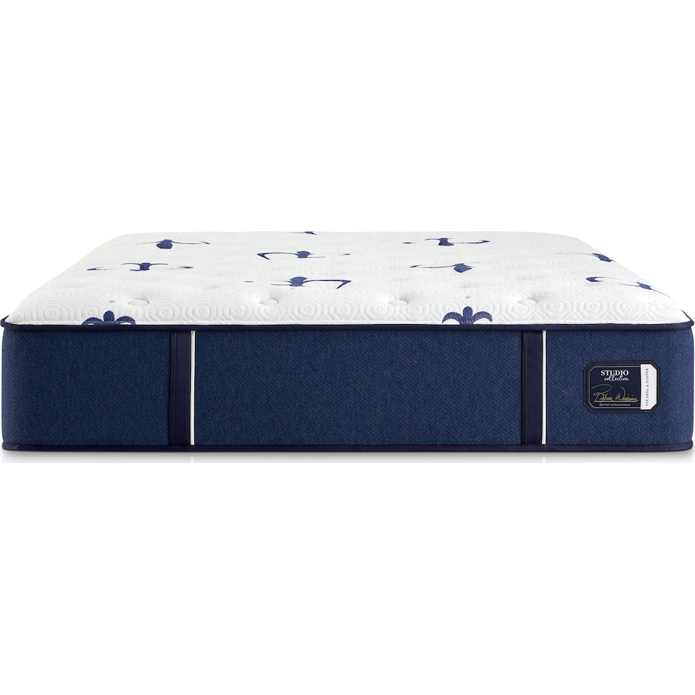 stearns & foster studio blue king mattress   