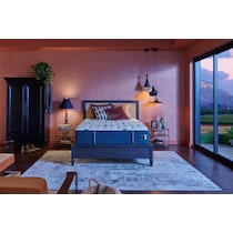 stearns & foster studio blue queen mattress   
