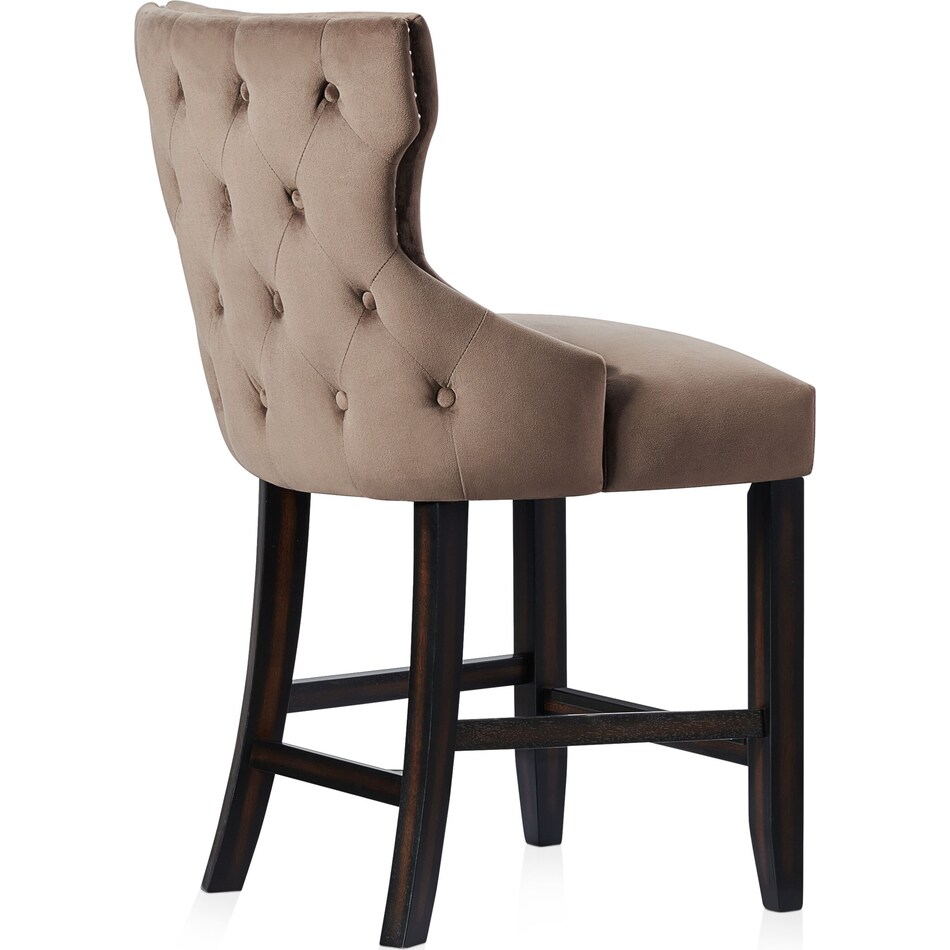 stella gray counter height stool   
