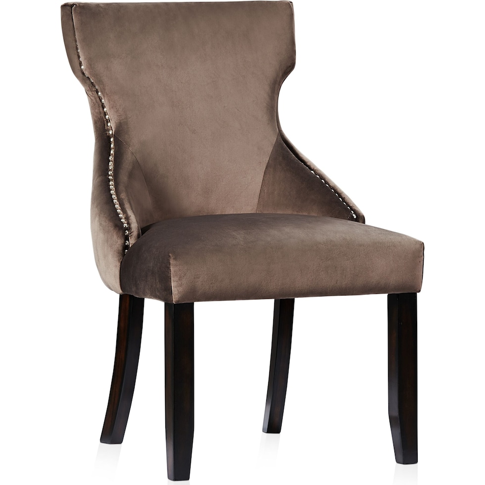 stella gray dining chair   