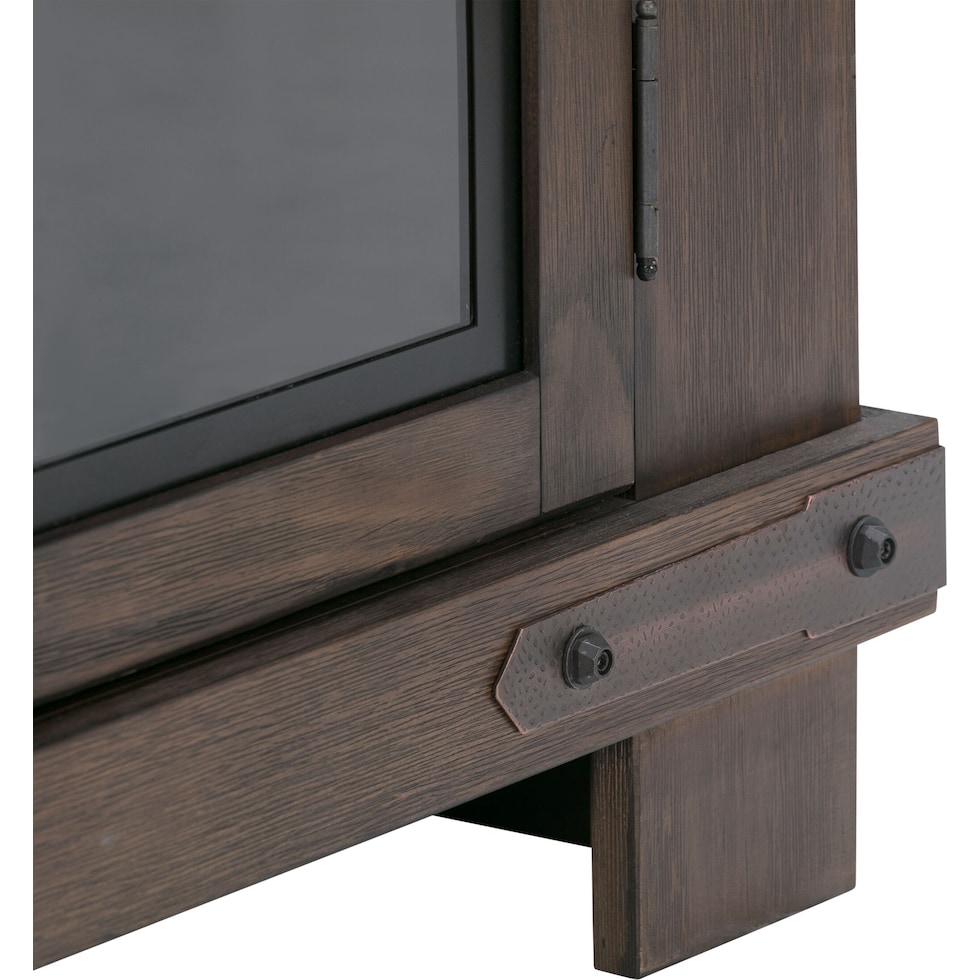 sterling entertainment dark brown entertainment wall unit   