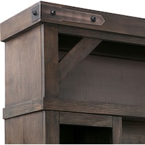 sterling entertainment dark brown entertainment wall unit   