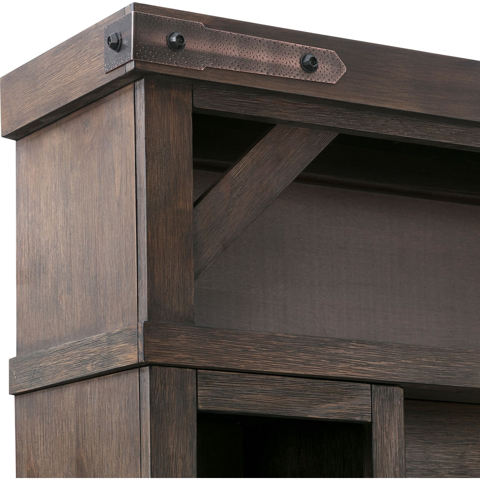 sterling entertainment dark brown entertainment wall unit   