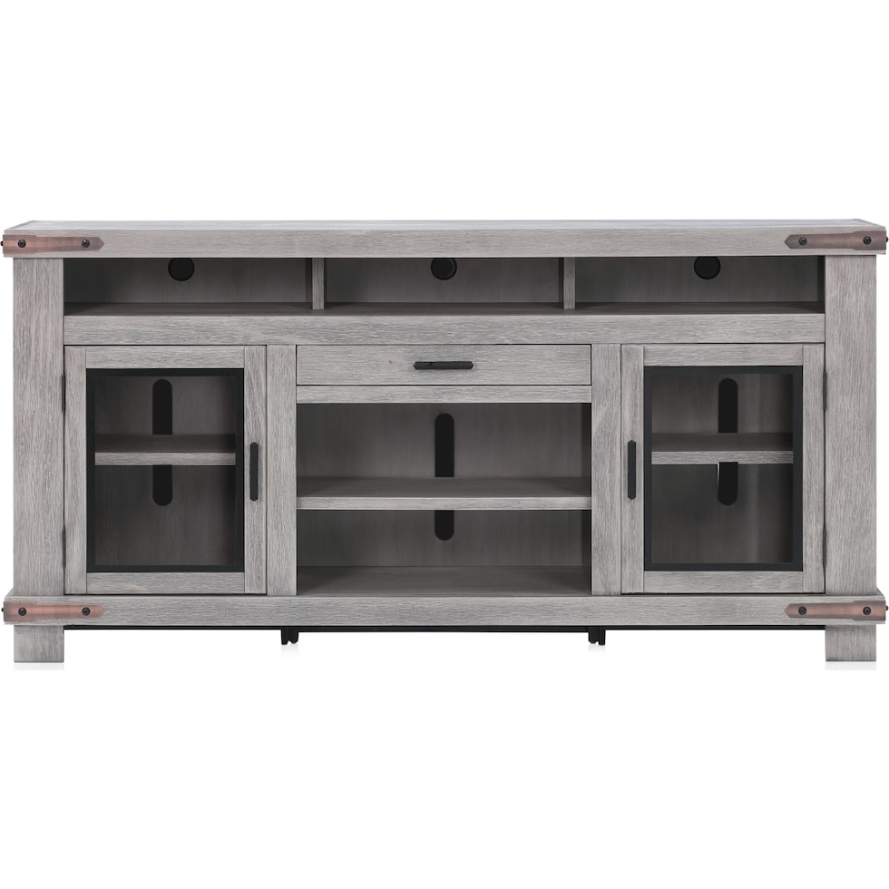 sterling entertainment gray tv stand   