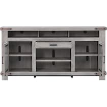 sterling entertainment gray tv stand   