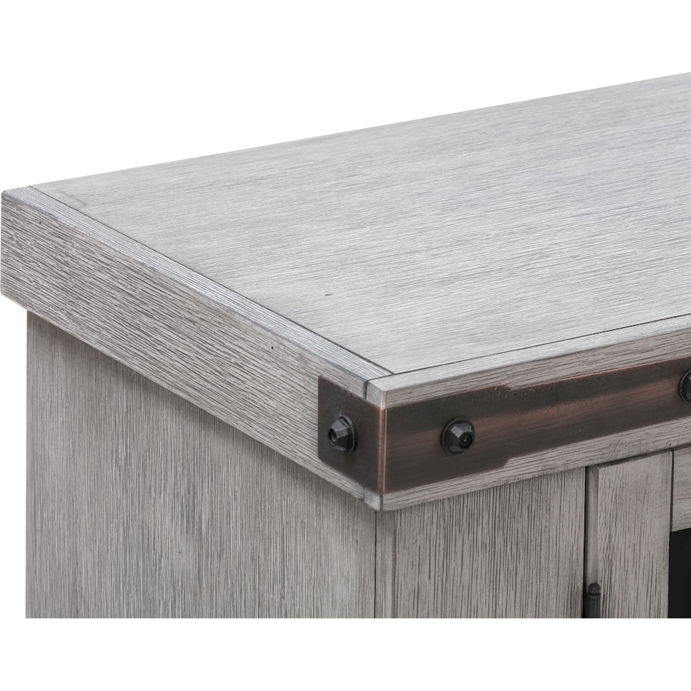 sterling entertainment gray tv stand   